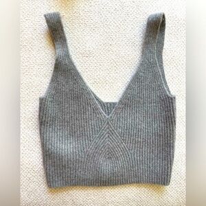 J.Crew Cropped Cashmere Tank Top XXS NWOT